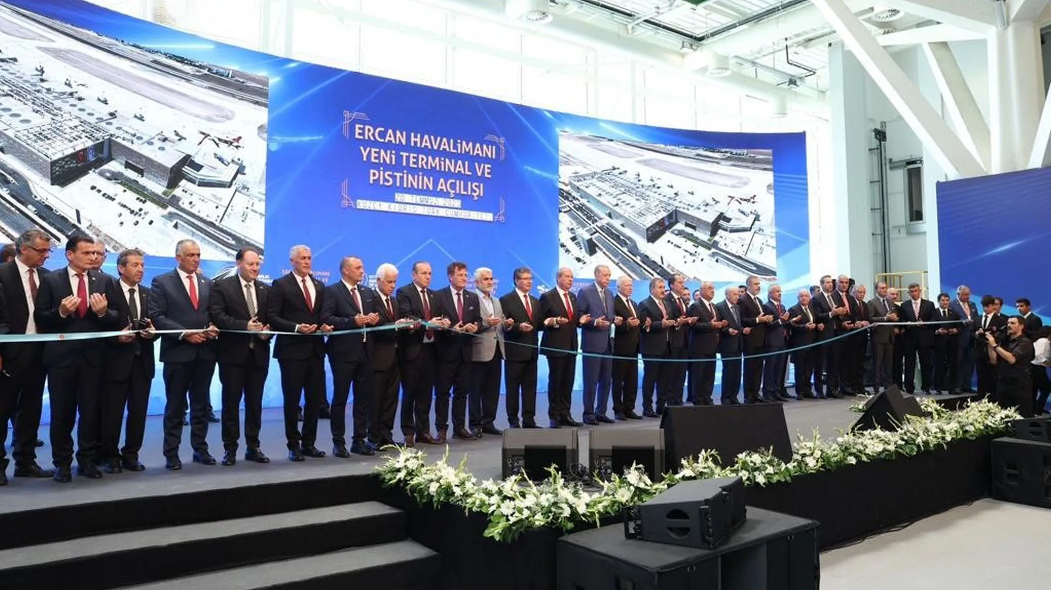 KKTC Yeni Ercan Havalimani Terminal Binasi ve Pisti Acildi