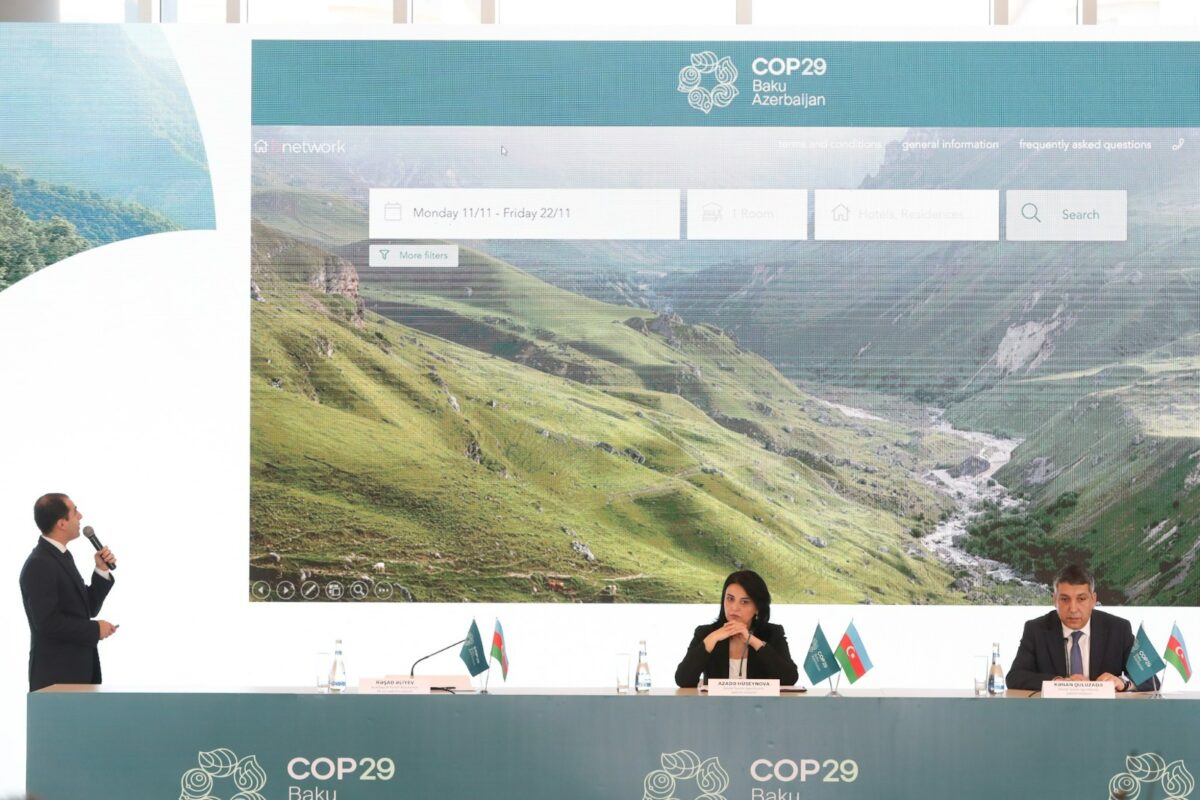 DİQQƏT: COP29 vahid onlayn rezervasiya platforması təqdim edildi