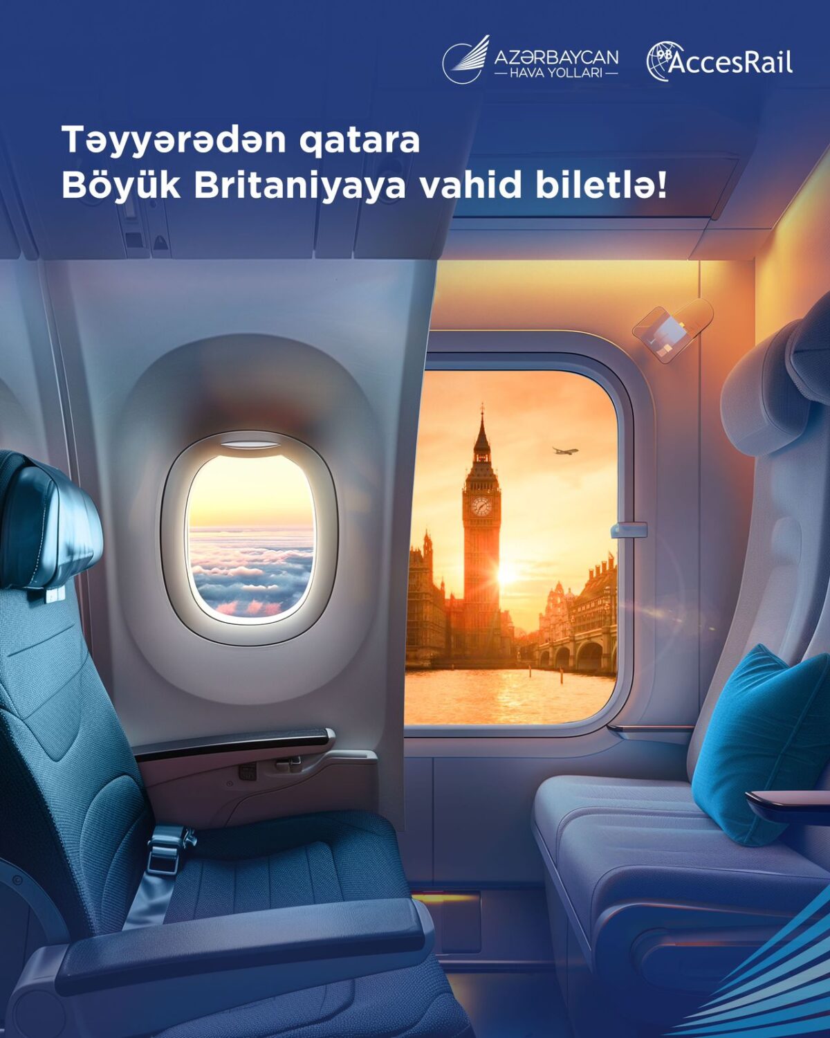 AZAL-dan Böyük Britaniya uçuşlarında YENİLİK