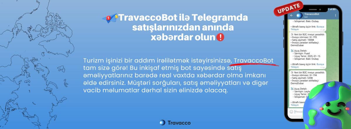 Azərbaycan turizmində bir İLK – TRAVACCOBOT