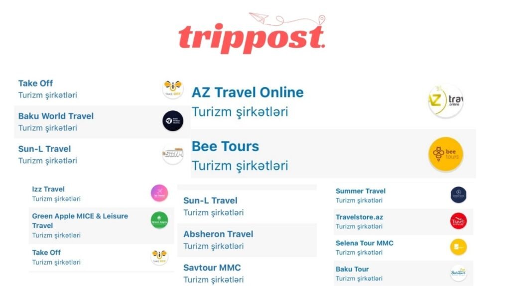 89 şirkət Trippost.az – Milli Səyahət Platformasında qeydiyyatdan keçib