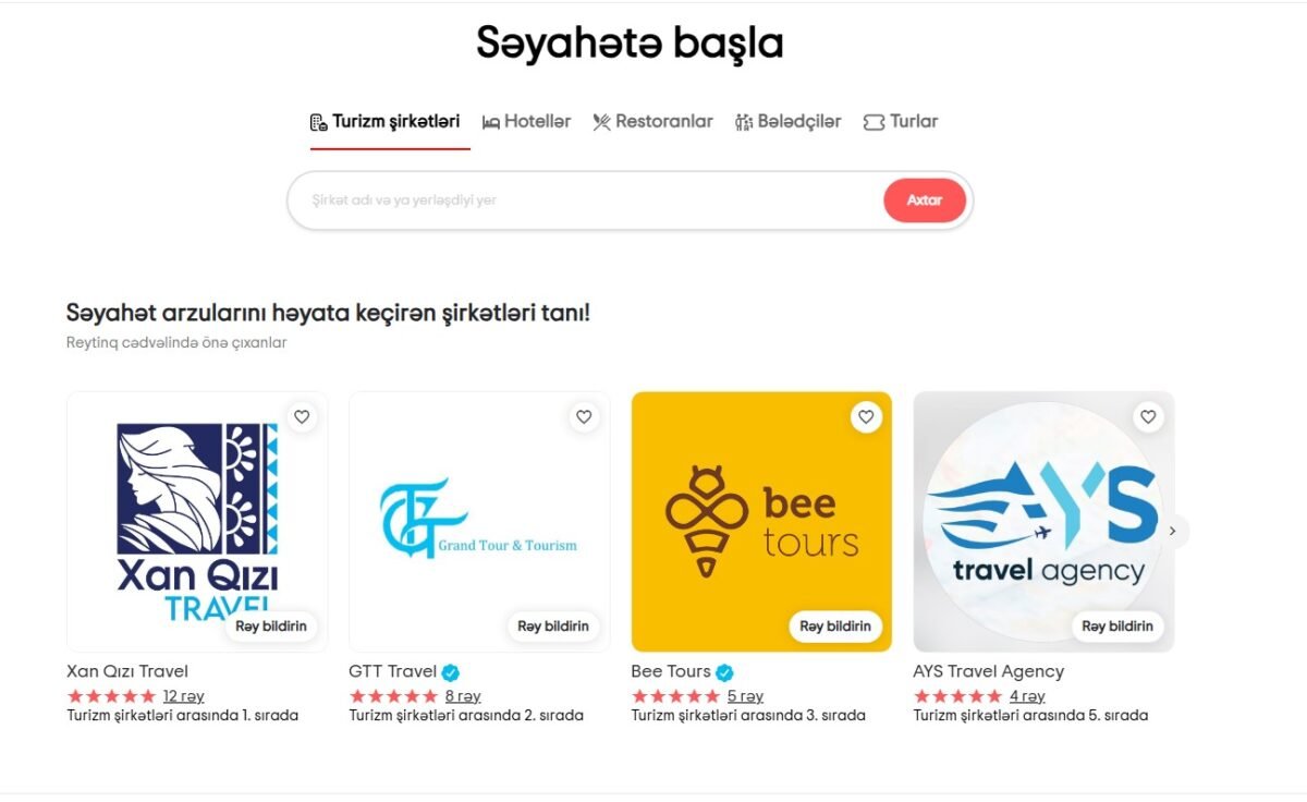 Şirkətlərə çağırış: Müştərilərinizdən Trippost.az platformasında rəy alın! Şirkətlərə çağırış: Müştərilərinizdən Trippost.az platformasında rəy alın!