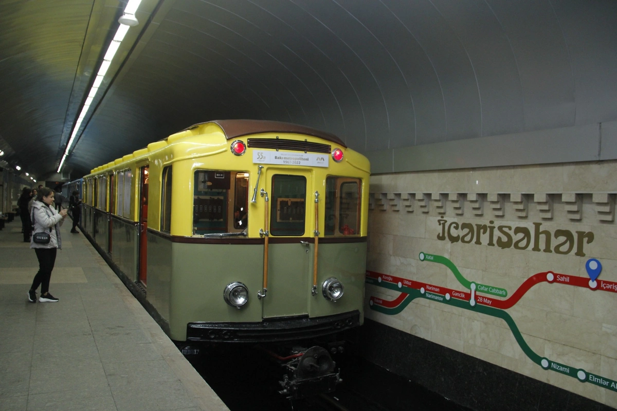 Bayram günlərində “İçərişəhər” stansiyasında retro vaqonlar nümayiş olunacaq