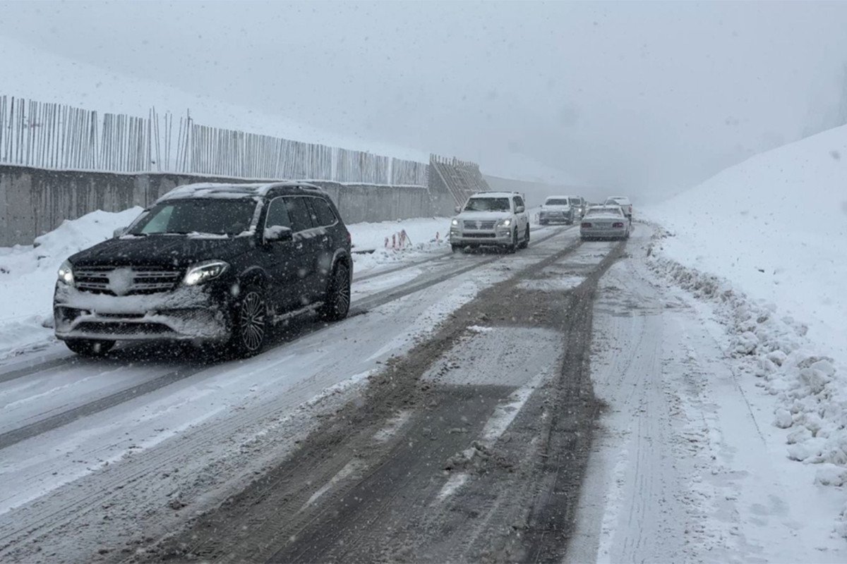 DİQQƏT: Bakı-Şamaxı-Yevlax yolunda nəqliyyatın hərəkəti dayandırılıb