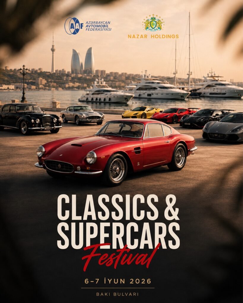 Bakıda “Classics and Supercars” Festivalı keçiriləcək