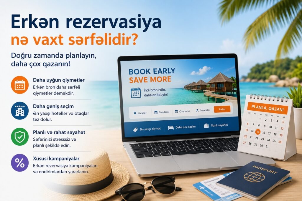 Erkən rezervasiya nə vaxt sərfəlidir? – CAVAB
