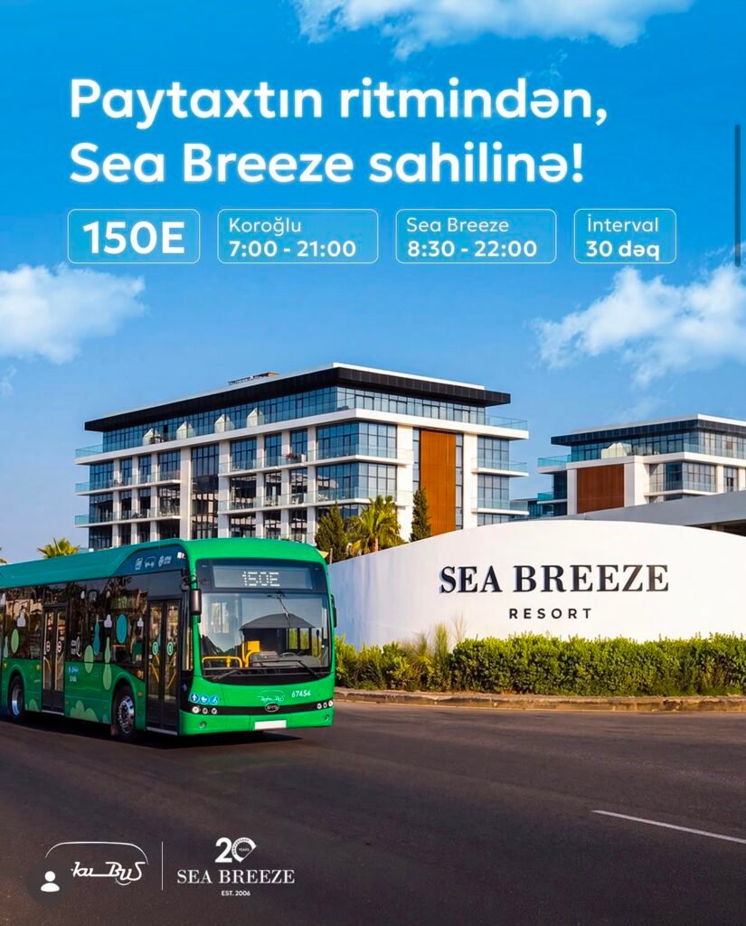 Koroğlu metrosundan “Sea Breeze”ə avtobusla gedə biləcəksiniz – QİYMƏT