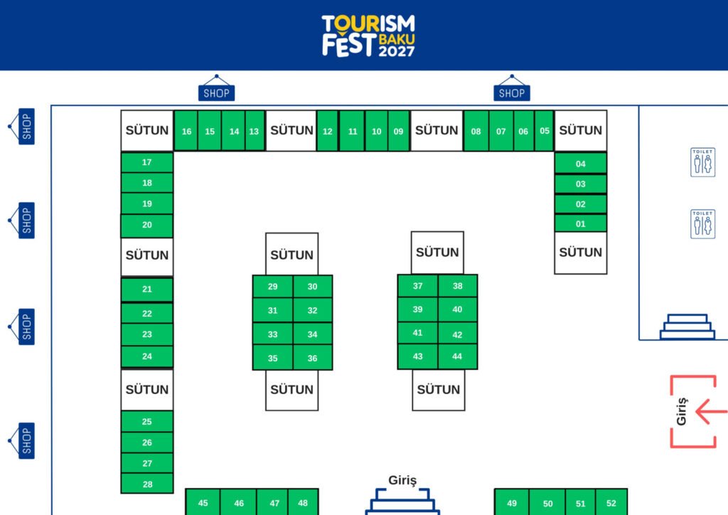 “TourismFest Baku 2027” turizm festivalına STEND SATIŞLARI BAŞLAYIR